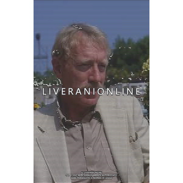 RETROSPETTIVA MAX VON SIDOW ATTORE NELLA FOTO MAX VON SIDOW A CANNES NELL\'ANNO 1982 FOTO ENRICO LIVERANI-AG ALDO LIVERANI SAS
