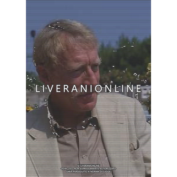 RETROSPETTIVA MAX VON SIDOW ATTORE NELLA FOTO MAX VON SIDOW A CANNES NELL\'ANNO 1982 FOTO ENRICO LIVERANI-AG ALDO LIVERANI SAS