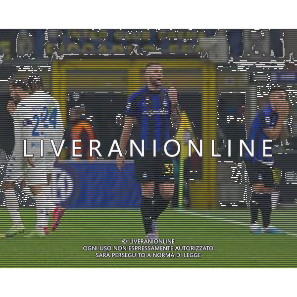 ESPULSIONE MILAN SKRINIAR - INTER vs EMPOLI 19a giornata Campionato Calcio Serie A TIM 23-01-2023 ©GIAMPIETRI PAOLO / AGENZIA ALDO LIVERANI SAS   