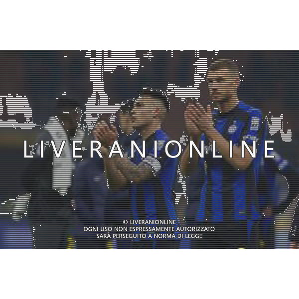 delusione inter - edin dzeko e lautaro martinez a fine gara - INTER vs EMPOLI 19a giornata Campionato Calcio Serie A TIM 23-01-2023 ©GIAMPIETRI PAOLO/ AGENZIA ALDO LIVERANI SAS   