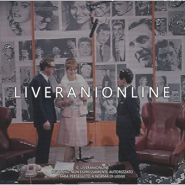 RETROSPETTIVA CLAUDIA CARDINALE ATTRICE NELLA FOTO CON MIKE BONGIORNO ©Archivio Giovanni Liverani / AGENZIA ALDO LIVERANI SAS   