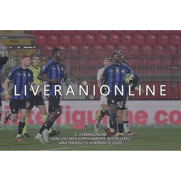 TVRG esultanza Inter dopo il gol dell\'1 a 2 Enoch Owusu Inter vs Fiorentina Monza 25-01-2023 U-Power Stadium Finale Supercoppa Primavera TIM foto Roberto Garavaglia/ag. Aldo Liverani sas / AGENZIA ALDO LIVERANI SAS   