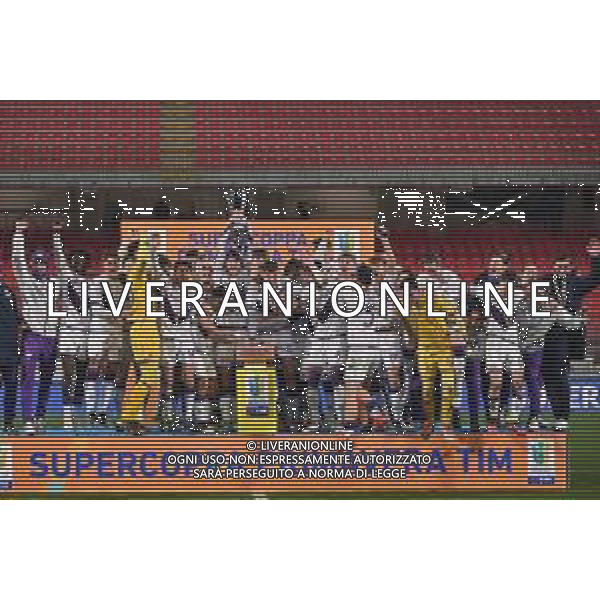 TVRG premiazione Fiorentina Inter vs Fiorentina Monza 25-01-2023 U-Power Stadium Finale Supercoppa Primavera TIM foto Roberto Garavaglia/ag. Aldo Liverani sas / AGENZIA ALDO LIVERANI SAS   