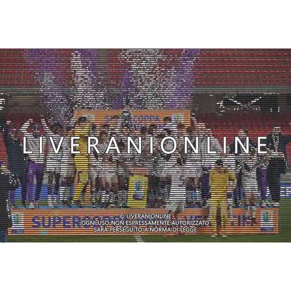 TVRG premiazione Fiorentina Inter vs Fiorentina Monza 25-01-2023 U-Power Stadium Finale Supercoppa Primavera TIM foto Roberto Garavaglia/ag. Aldo Liverani sas / AGENZIA ALDO LIVERANI SAS   