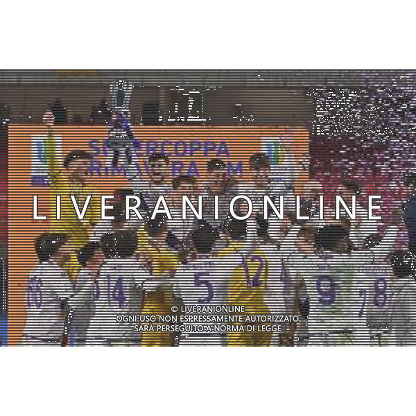 TVRG premiazione Fiorentina Inter vs Fiorentina Monza 25-01-2023 U-Power Stadium Finale Supercoppa Primavera TIM foto Roberto Garavaglia/ag. Aldo Liverani sas / AGENZIA ALDO LIVERANI SAS   