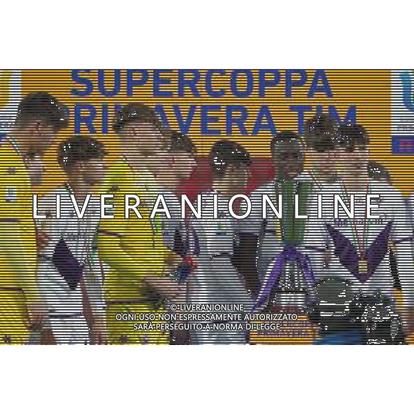 PREMIAZIONE COPPA FIORENTINA - Inter vs Fiorentina - Supercoppa Primavera TIM Monza 25-01-2023 ©Paolo Giampietri / AGENZIA ALDO LIVERANI SAS   