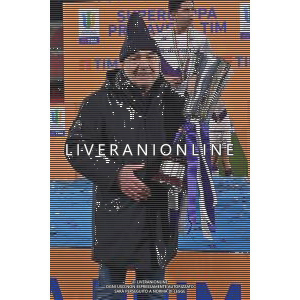 TVRG Rocco Commisso presidente Fiorentina Inter vs Fiorentina Monza 25-01-2023 U-Power Stadium Finale Supercoppa Primavera TIM foto Roberto Garavaglia/ag. Aldo Liverani sas