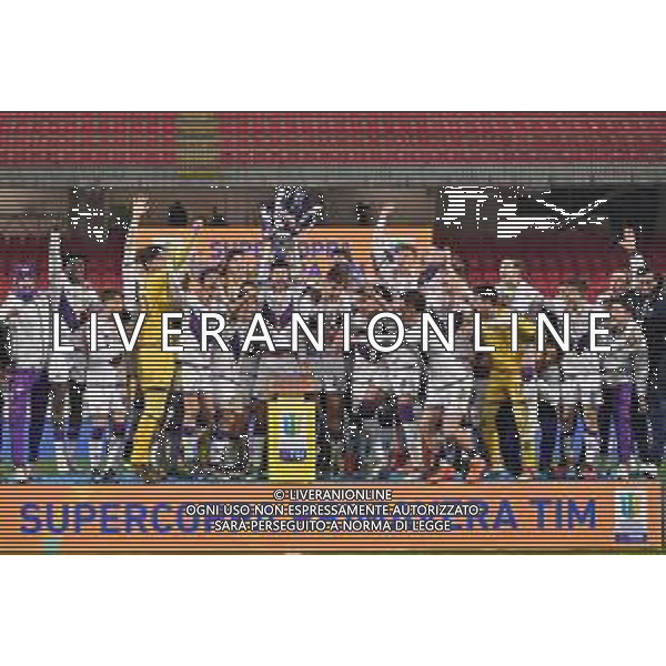 TVRG premiazione Fiorentina Inter vs Fiorentina Monza 25-01-2023 U-Power Stadium Finale Supercoppa Primavera TIM foto Roberto Garavaglia/ag. Aldo Liverani sas