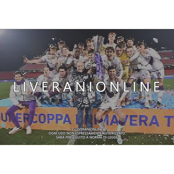 TVRG Rocco Commisso presidente Fiorentina festeggia con i giocatori Inter vs Fiorentina Monza 25-01-2023 U-Power Stadium Finale Supercoppa Primavera TIM foto Roberto Garavaglia/ag. Aldo Liverani sas