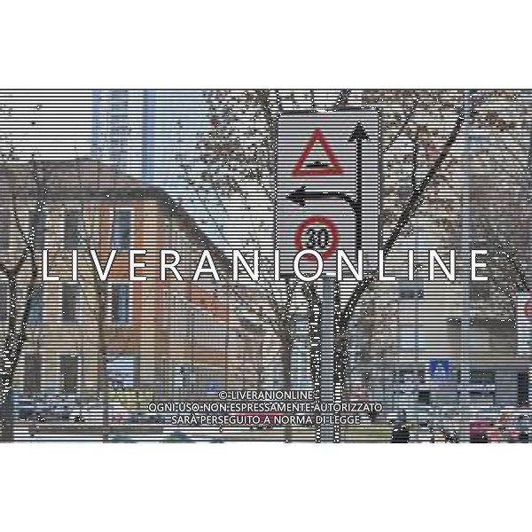 TVRG Zona 30 Milano Milano 26-01-2023 Zone della citta\' dove e\' presente il limite di velocita\' a 30 Km all\'ora, zona 30 foto Roberto Garavaglia/ag. Aldo Liverani sas / AGENZIA ALDO LIVERANI SAS   