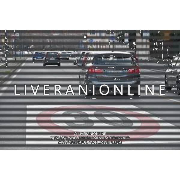 TVRG Zona 30 Milano Milano 26-01-2023 Zone della citta\' dove e\' presente il limite di velocita\' a 30 Km all\'ora, zona 30 foto Roberto Garavaglia/ag. Aldo Liverani sas / AGENZIA ALDO LIVERANI SAS   