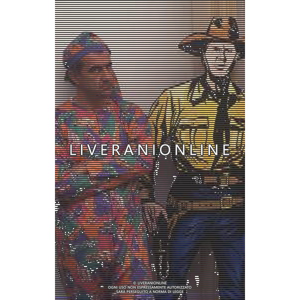 SERIE TELEVISIVA “ VICINI DI CASA“ 1991 NELLA FOTO GENE GNOCCHI AG ALDO LIVERANI SAS