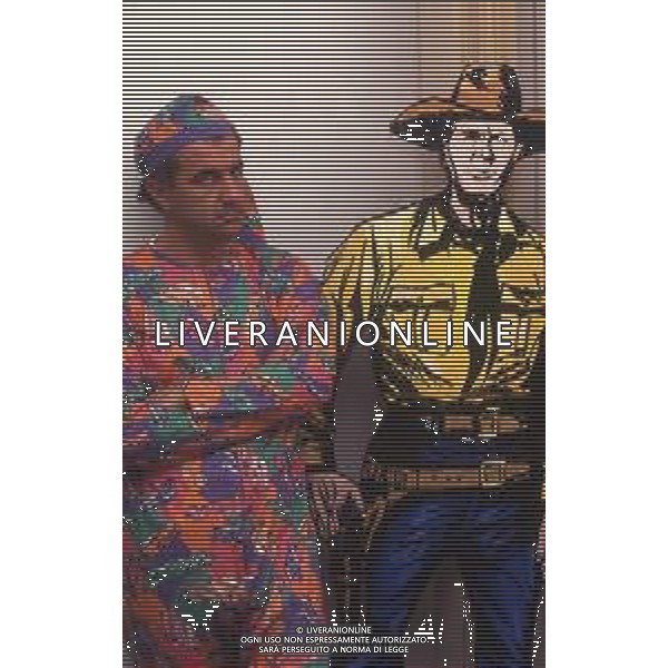 SERIE TELEVISIVA “ VICINI DI CASA“ 1991 NELLA FOTO GENE GNOCCHI AG ALDO LIVERANI SAS