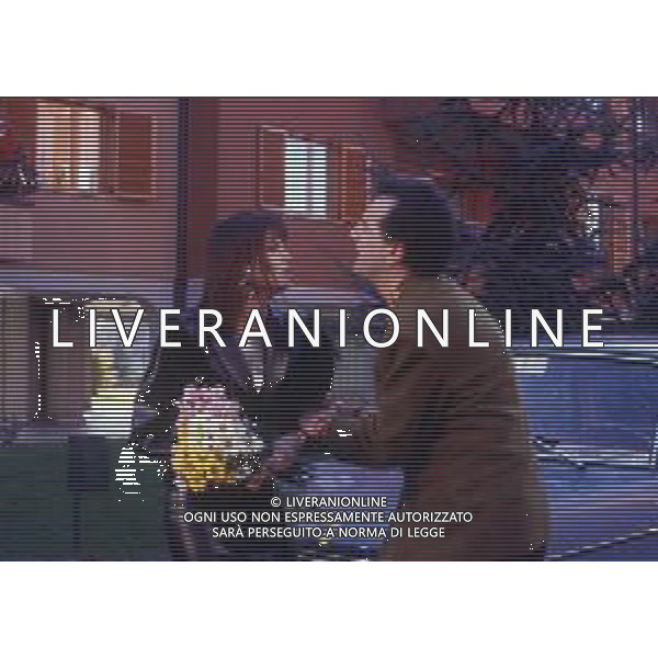 SERIE TELEVISIVA “ VICINI DI CASA“ 1991 NELLA FOTO GENE GNOCCHI E GABRIELLA GOLIA AG ALDO LIVERANI SAS