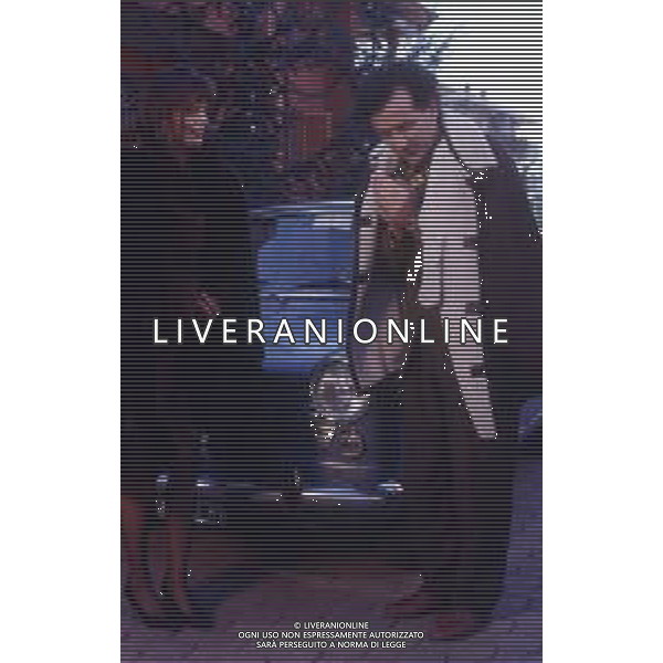 SERIE TELEVISIVA “ VICINI DI CASA“ 1991 NELLA FOTO GENE GNOCCHI E GABRIELLA GOLIA AG ALDO LIVERANI SAS