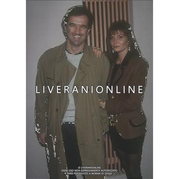 SERIE TELEVISIVA “ VICINI DI CASA“ 1991 NELLA FOTO GENE GNOCCHI E GABRIELLA GOLIA AG ALDO LIVERANI SAS