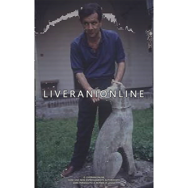 RETROSPETTIVA GENE GNOCCHI ATTORE E COMICO NELLA FOTO GENE GNOCCHI NELL\'ANNO 1992 A MILANO AG ALDO LIVERANI SAS  