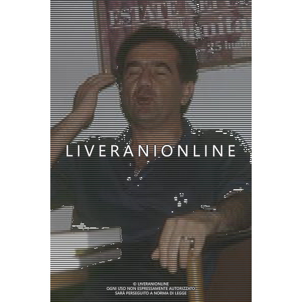 RETROSPETTIVA GENE GNOCCHI ATTORE E COMICO NELLA FOTO GENE GNOCCHI NELL\'ANNO 1992 A MILANO AG ALDO LIVERANI SAS  
