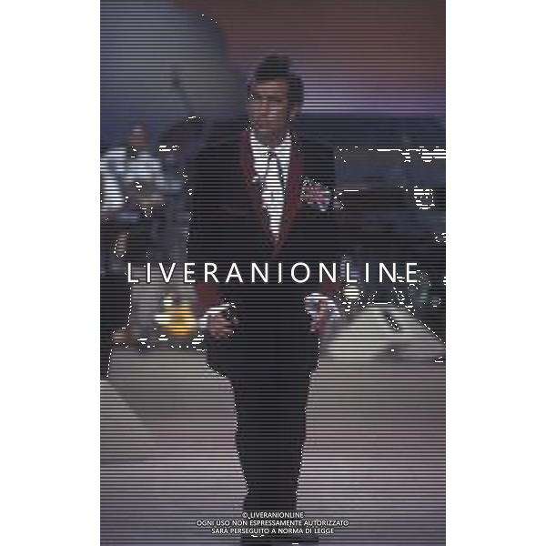 RETROSPETTIVA GENE GNOCCHI ATTORE E COMICO NELLA FOTO GENE GNOCCHI NELL\'ANNO 1991 NELLA TRASMISSIONE TELEVISIVA “SAPORE DI SALE“ AG ALDO LIVERANI SAS 