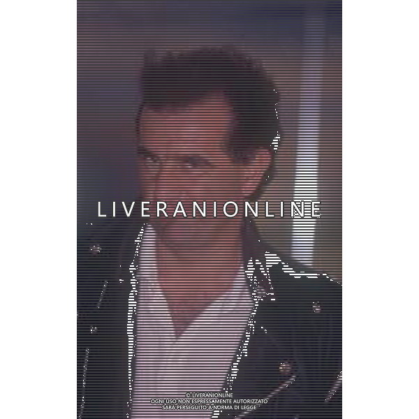 RETROSPETTIVA GENE GNOCCHI ATTORE E COMICO NELLA FOTO GENE GNOCCHI NELL\'ANNO 1991 NELLA TRASMISSIONE TELEVISIVA “SAPORE DI SALE“ AG ALDO LIVERANI SAS 