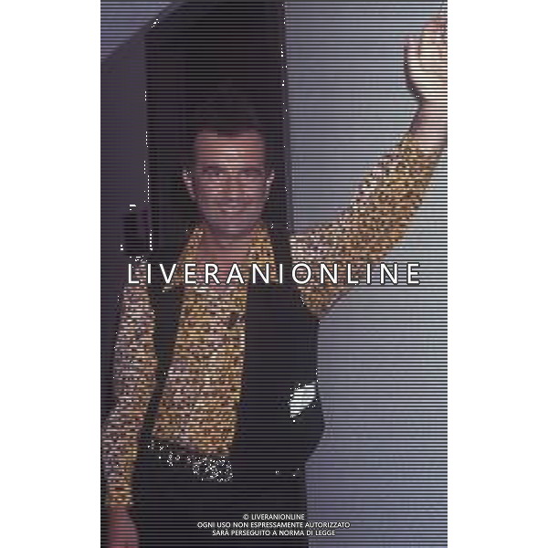 RETROSPETTIVA GENE GNOCCHI ATTORE E COMICO NELLA FOTO GENE GNOCCHI NELL\'ANNO 1991 NELLA TRASMISSIONE TELEVISIVA “SAPORE DI SALE“ AG ALDO LIVERANI SAS 