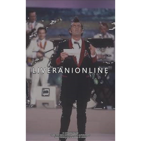 RETROSPETTIVA GENE GNOCCHI ATTORE E COMICO NELLA FOTO GENE GNOCCHI NELL\'ANNO 1991 NELLA TRASMISSIONE TELEVISIVA “SAPORE DI SALE“ AG ALDO LIVERANI SAS 