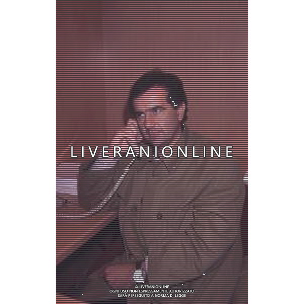 RETROSPETTIVA GENE GNOCCHI ATTORE E COMICO NELLA FOTO GENE GNOCCHI NELL\'ANNO 1991 ALLA PRESENTAZIONE TELEVISIVA “VICINI DI CASA“ AG ALDO LIVERANI SAS