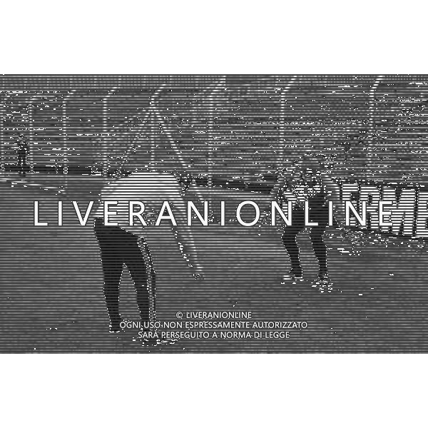 ALLENAMENTO DEL COMO CAMPIONATO CALCIO SERIE B 1979-1980 - RETROSPETTIVA NELLA FOTO VILLIAM (WILLIAM) VECCHI PORTIERE AGENZIA ALDO LIVERANI SAS 