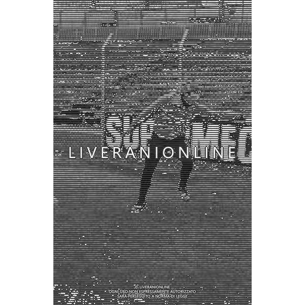 ALLENAMENTO DEL COMO CAMPIONATO CALCIO SERIE B 1979-1980 - RETROSPETTIVA NELLA FOTO VILLIAM (WILLIAM) VECCHI PORTIERE AGENZIA ALDO LIVERANI SAS 