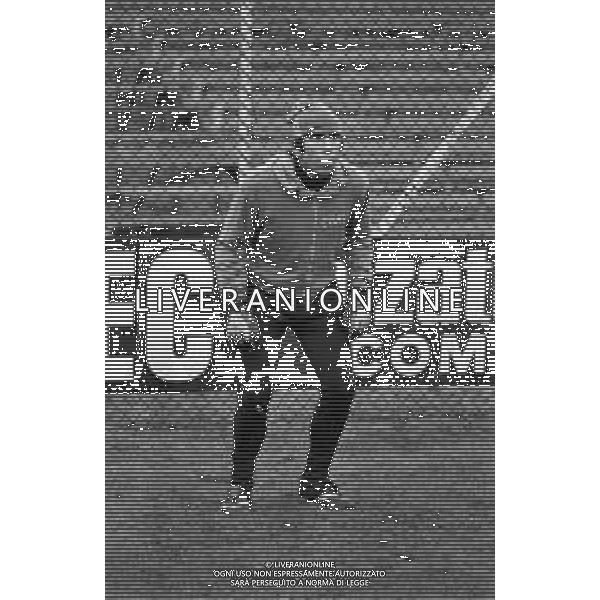 ALLENAMENTO DEL COMO CAMPIONATO CALCIO SERIE B 1979-1980 - RETROSPETTIVA NELLA FOTO VILLIAM (WILLIAM) VECCHI PORTIERE AGENZIA ALDO LIVERANI SAS 