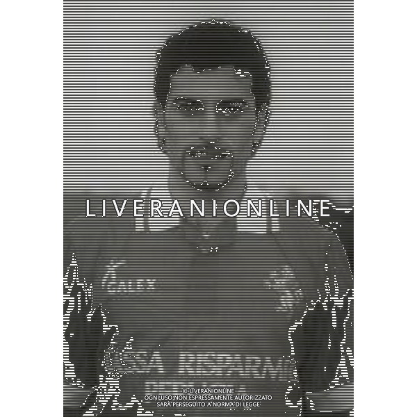 1995-1996 PERUGIA CALCIO PRIMI PIANI ROSA GIOCATORI NELLA FOTO EGIDIO NOTAISTEFANO AG ALDO LIVERANI SAS