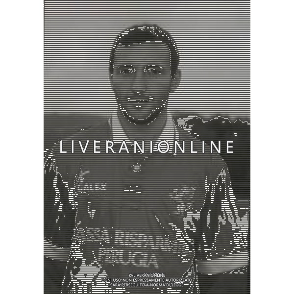 1995-1996 PERUGIA CALCIO PRIMI PIANI ROSA GIOCATORI NELLA FOTO RENZO TASSO AG ALDO LIVERANI SAS