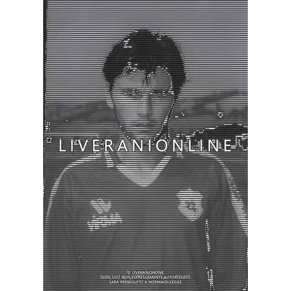 1995-1996 ANCONA CALCIO PRIMI PIANI ROSA GIOCATORI NELLA FOTO MARCO SESIA AG ALDO LIVERANI SAS