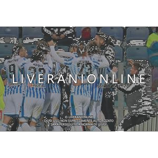 CAGLIARI - SPAL 22a giornata Campionato Calcio serie BKT 27-01-2023 Nella foto Esultanza dopo il gol di Raffaele Celia ©MOI SALVATORE / AGENZIA ALDO LIVERANI SAS 