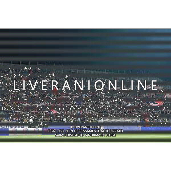 27-1-2023. Cagliari Calcio-S.P.A.L. Ferrara, 22° giornata serie BKT 2022/2023, stadio Unipol Domus Cagliari. Foto Salvatore Moi/Aldo Liverani s.a.s. Nella foto: Sconvolts, tifosi del Cagliari Calcio in curva nord dello stadio Unipol Domus di Cagliari. ©MOI SALVATORE / AGENZIA ALDO LIVERANI SAS 