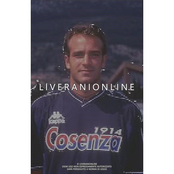 RETROSPETTIVA GIORGIO FREZZOLINI CALCIATORE NELLA FOTO GIORGIO FREZZOLINI PORTIERE COSENZA CALCIO AG ALDO LIVERANI SAS