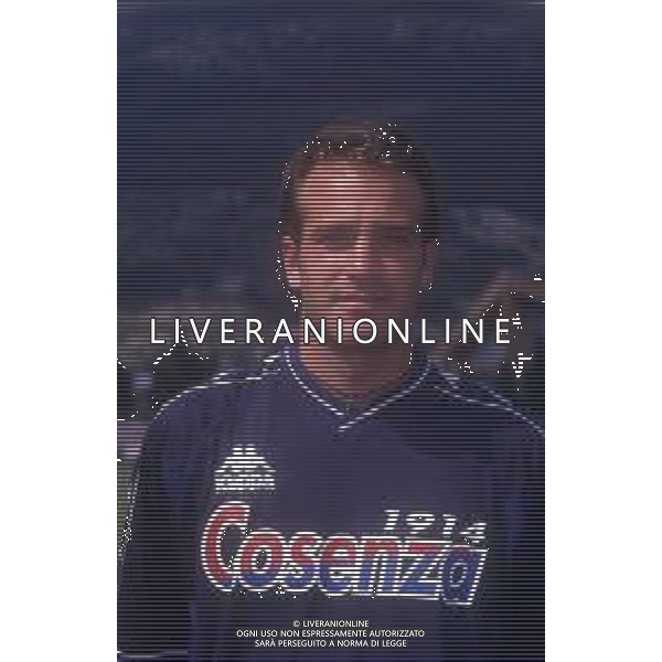 RETROSPETTIVA GIORGIO FREZZOLINI CALCIATORE NELLA FOTO GIORGIO FREZZOLINI PORTIERE COSENZA CALCIO AG ALDO LIVERANI SAS