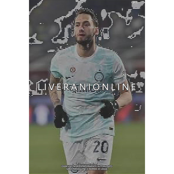 Hakan Calhanoglu (Inter) Cremonese vs Inter Cremona 28-01-2023 Stadio Giovanni Zini Campionato Serie A TIM - 20a giornata foto Roberto Garavaglia/ag. Aldo Liverani sas