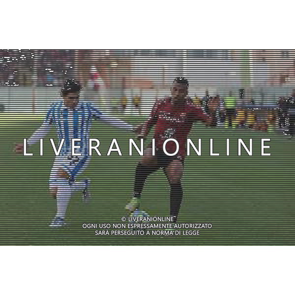 REGGINA VS SPAL CAMPIONATO CALCIO SERIE BKT - REGGIO CALABRIA 14.01.2023 NELLA FOTO RIGOBERTO RIVAS E STEFANO PETTINARI ©GARREFFA PASQUALE / AGENZIA ALDO LIVERANI SAS