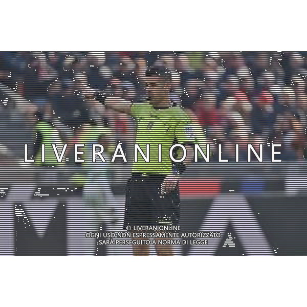 l\'arbitro Antonio Giua di Olbia (SS) Milan vs Sassuolo Milano 29-01-2023 Stadio Giuseppe Meazza - San Siro Campionato Serie A TIM - 20a giornata foto Roberto Garavaglia/ag. Aldo Liverani sas/ AGENZIA ALDO LIVERANI SAS