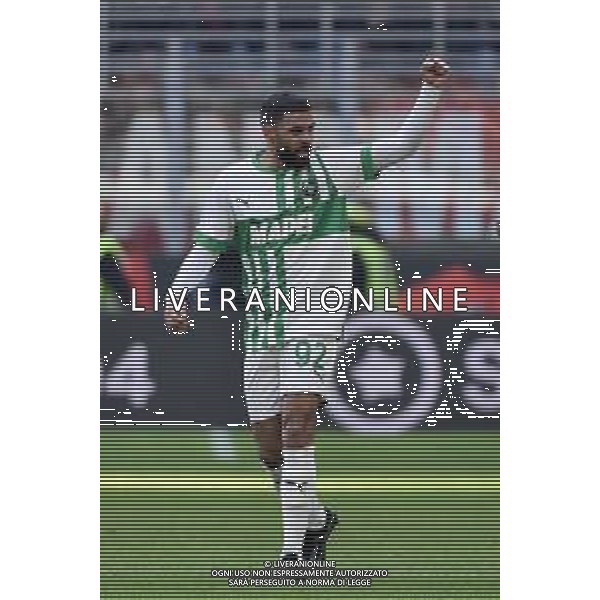 Gregoire Defrel (Sassuolo) esulta dopo il gol dell\'1 a 0 Milan vs Sassuolo Milano 29-01-2023 Stadio Giuseppe Meazza - San Siro Campionato Serie A TIM - 20a giornata foto Roberto Garavaglia/ag. Aldo Liverani sas/ AGENZIA ALDO LIVERANI SAS
