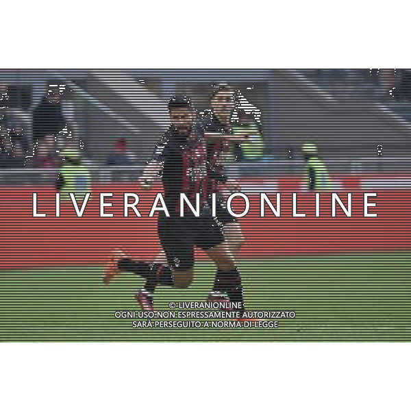 Olivier Giroud (Milan) esulta dopo il gol dell\'1 a 2 Milan vs Sassuolo Milano 29-01-2023 Stadio Giuseppe Meazza - San Siro Campionato Serie A TIM - 20a giornata foto Roberto Garavaglia/ag. Aldo Liverani sas/ AGENZIA ALDO LIVERANI SAS