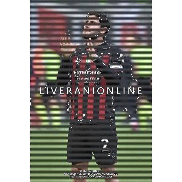 Davide Calabria (Milan) chiede scusa ai tifosi Milan a fine gara Milan vs Sassuolo Milano 29-01-2023 Stadio Giuseppe Meazza - San Siro Campionato Serie A TIM - 20a giornata foto Roberto Garavaglia/ag. Aldo Liverani sas/ AGENZIA ALDO LIVERANI SAS