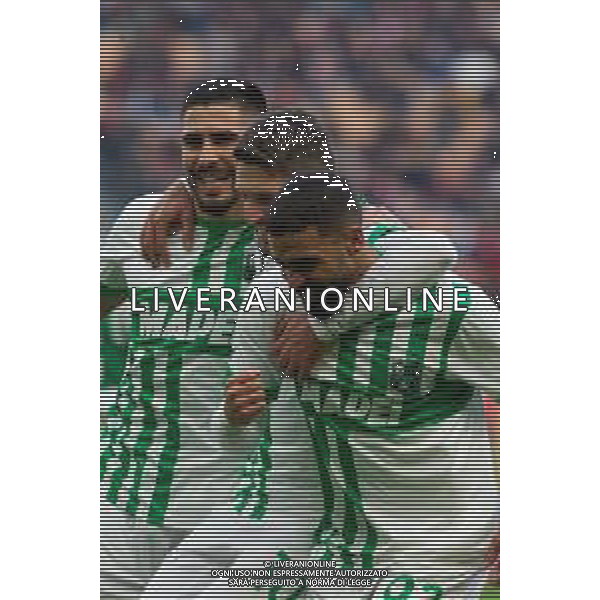 ESULTANZA DOPOGOL GREGOIRE DEFREL CON DOMENICO BERARDI - MILAN vs SASSUOLO Campionato calcio Serie A TIM 29-01-2023 ©GIAMPIETRI PAOLO/ AGENZIA ALDO LIVERANI SAS