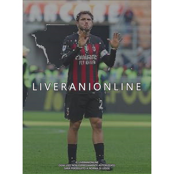 davide calabria si scusa con la curva dei tifosi a fine gara- MILAN vs SASSUOLO Campionato calcio Serie A TIM 29-01-2023 ©GIAMPIETRI PAOLO/ AGENZIA ALDO LIVERANI SAS