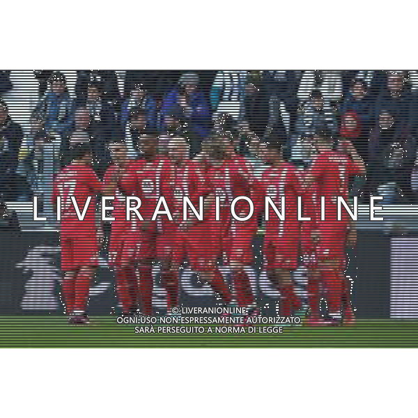 Torino 29.01.2023 Allianz Stadium ©Manuela Viganti/Agenzia Aldo Liverani Juventus vs Monza Campionato Calcio Serie A TIM 2022/2023 20a giornata Nella foto: esultanza monza dopo il gol di patrick ciurria ©Viganti / AGENZIA ALDO LIVERANI SAS