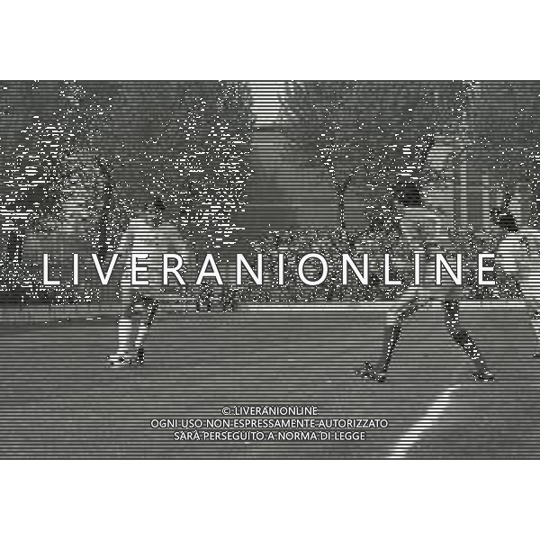 18-04-1982 MONZA CAMPIONATO DI CALCIO SERIE C MONZA-VICENZA 1-0 NELLA FOTO AZIONE DI GIOCO AG ALDO LIVERANI SAS