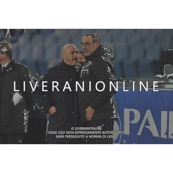 Lazio vs Fiorentina Campionato Serie A TIM - 20 Giornata - Stadio Olimpico - Roma 29-01-2023 nella foto Vincenzo Italiano e Sarri maurizio ©Federico Gaetano / AGENZIA ALDO LIVERANI SAS