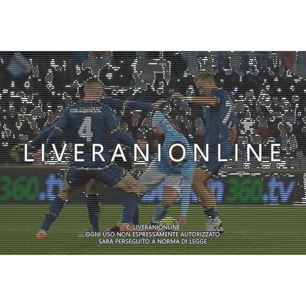 Lazio vs Fiorentina Campionato Serie A TIM - 20 Giornata - Stadio Olimpico - Roma 29-01-2023 nella foto ciro Immobile tra Barak e sergej Milinkovic savic ©Federico Gaetano / AGENZIA ALDO LIVERANI SAS
