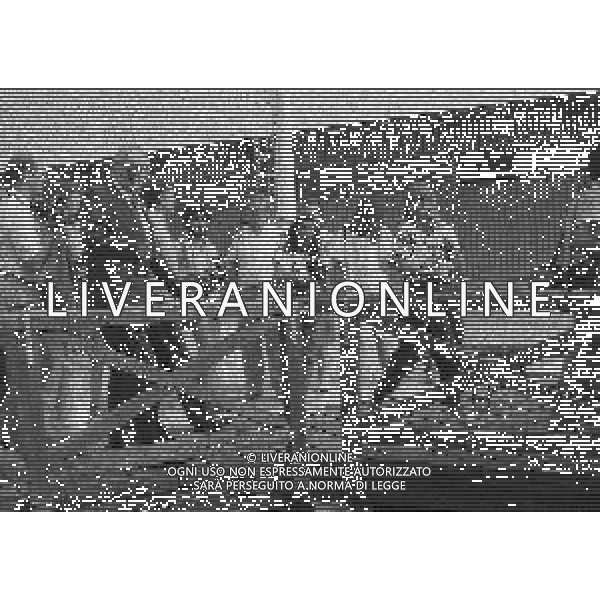 RETROSPETTIVA FEDERICO FELLINI REGISTA NELLA FOTO FEDERICO FELLINI A VENEZIA NELL\'ANNO 1983 AG ALDO LIVERANI SAS 